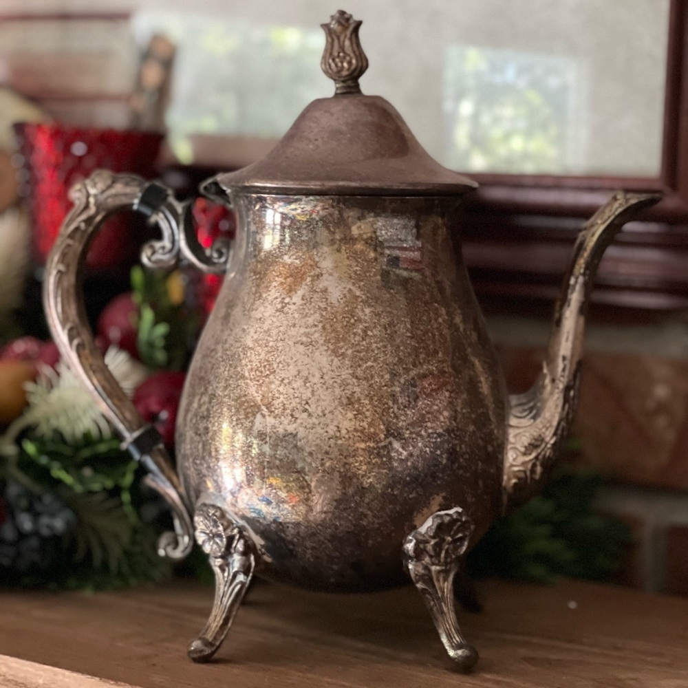 Rare Vintage 1960’s Leonard Silver Tea Pot